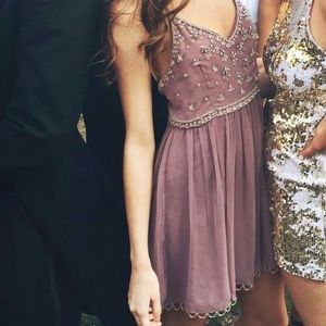 Beautiful purple embellished dress ✨